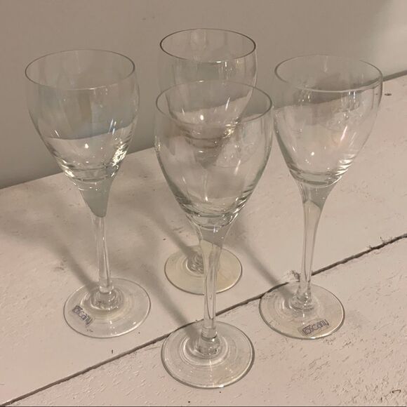 Vintage Toscany Iridescent Wine Flutes (4) - Picture 3 of 6